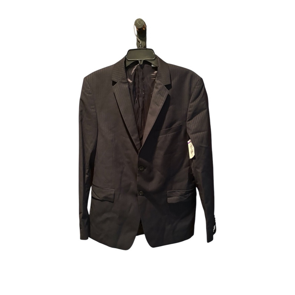 Tiger of Sweden Men's Wool Pinstripe Suit Jacket Navy Size 42 NWOT
